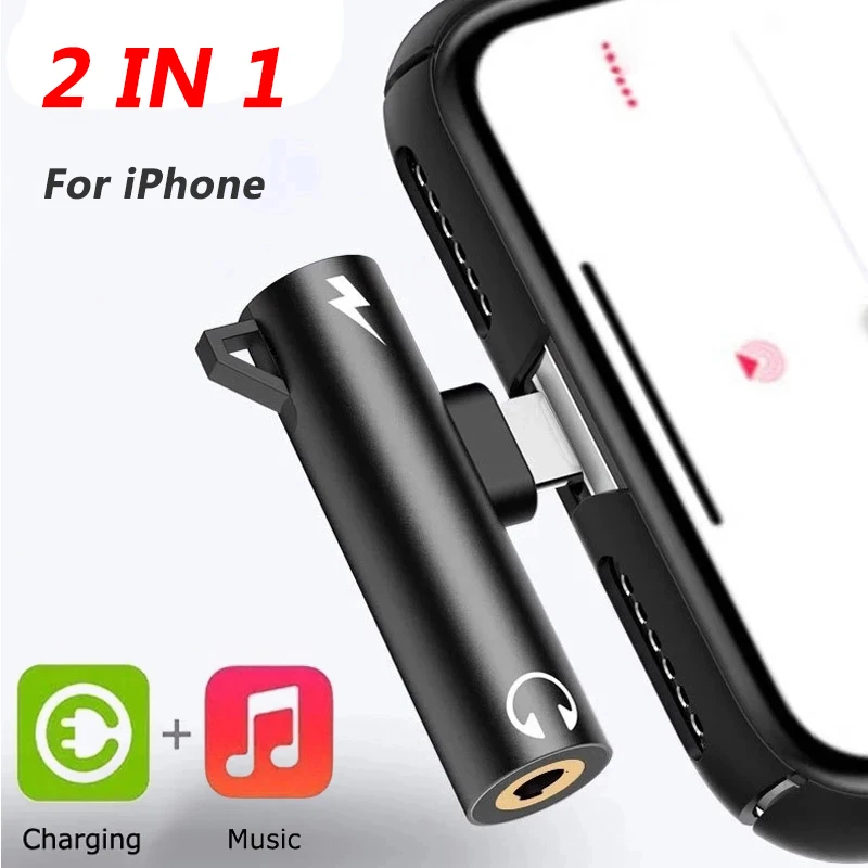Earphone Splitter Jack - Adaptateur Splitter 2 en 1 pour