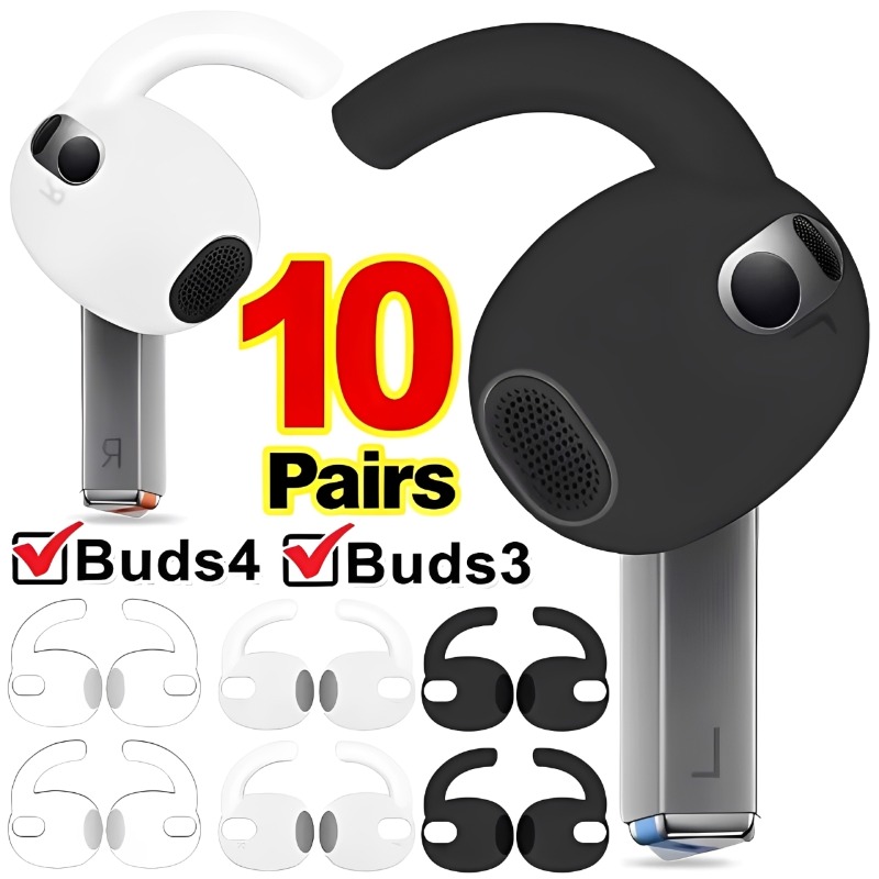 Silicone Ear Tip Replacement - 1 à 10 paires d'ailes en