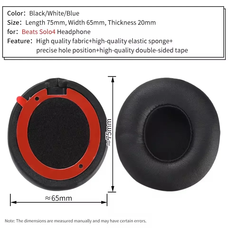 Beats Headphone Solo 4 - Coussinets d'oreille compatibles avec le casque