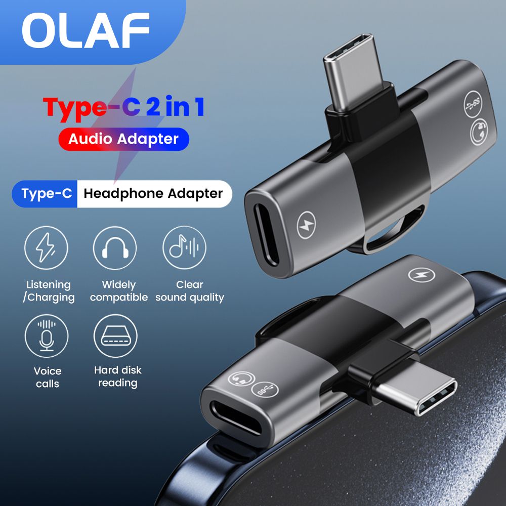Earphone Splitter Jack - Adaptateur Audio 2 en 1 de