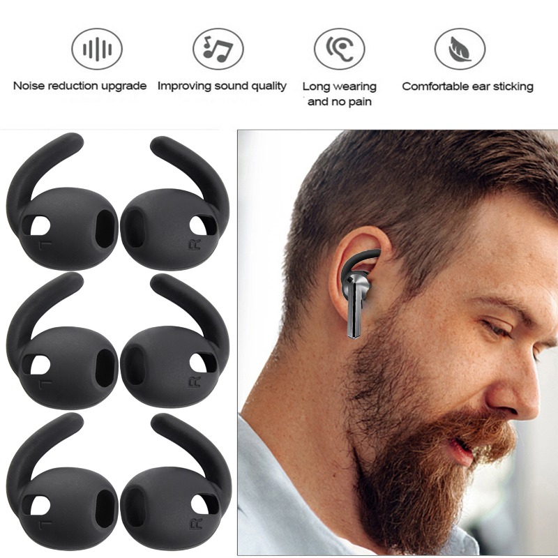 1 à 10 paires d'ailes en silic - Silicone Ear Tip Replacement avis et prix