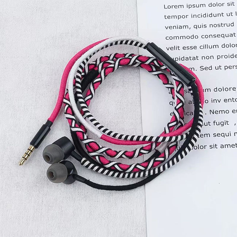 Écouteurs filaires tressés 3,5 - Wired Earphone Mic avis et prix